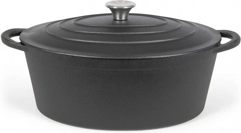 Livoo Mep138 Ovalen Gietijzeren Braadpan 7 Liter
