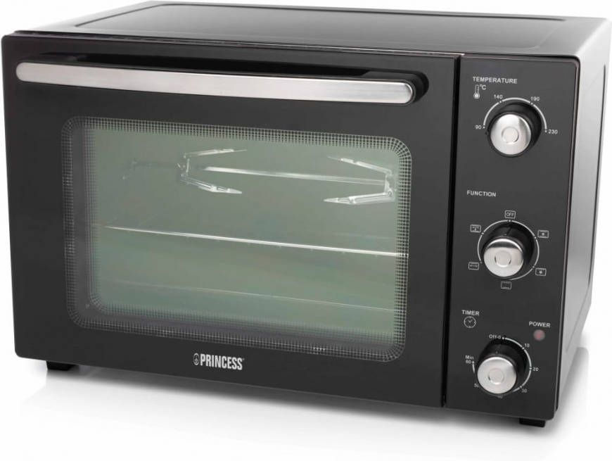 Princess Heteluchtoven 1500 W 32 L zwart
