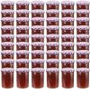 VIDAXL Jampotten met wit met paarse deksels 48 st 400 ml glas online kopen