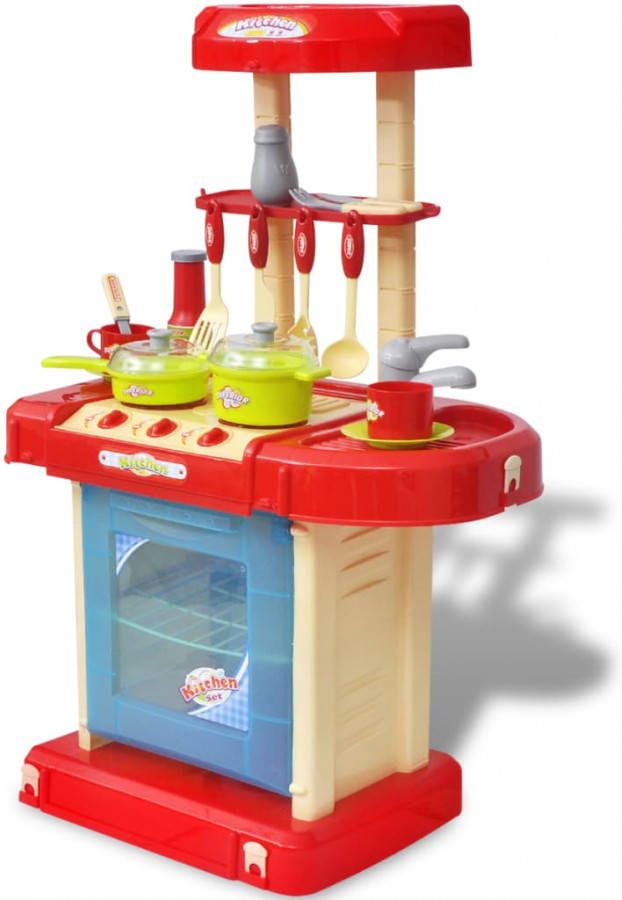 VIDAXL Kinderspeelkeuken met licht en geluidseffecten