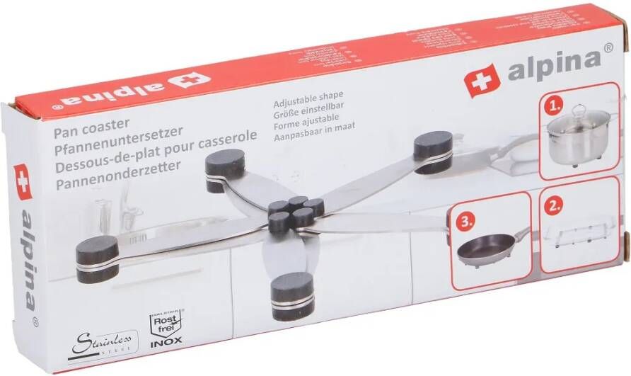 Alpina Pan Onderzetter Instelbaar 27x20x2cm