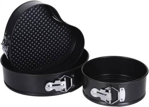 Huismerk La Cucina Springvorm Set/Taart Bakken 3 Delig