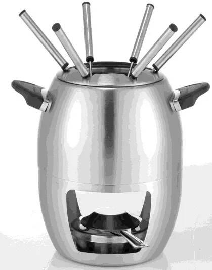 Haushalt Top Choice Design Fondeuset Met Fonduepan Incl Vorken