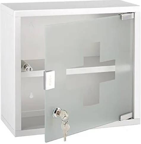 Excellent Houseware Modern Medicijnkastje Met Slot Rvs