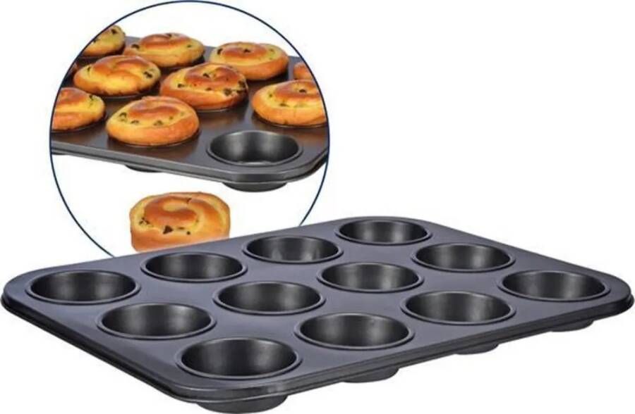 Huismerk Premium Muffinbakvorm Voor 12 Muffins