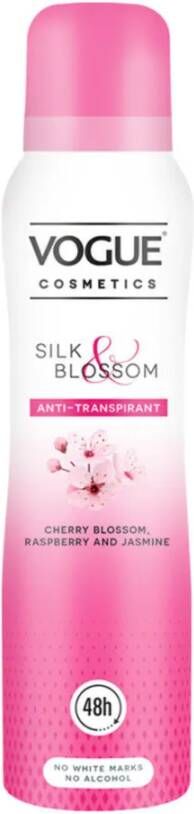 Vogue Cosmetics Anti Transpirant Silk & Blossom Deodorant 150 ml