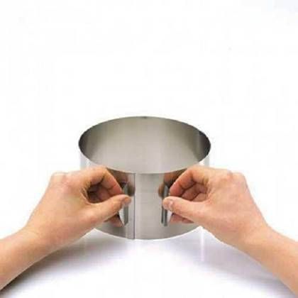 GEFU Set van 6 Verstelbare kookring/taartring, 8.5cm