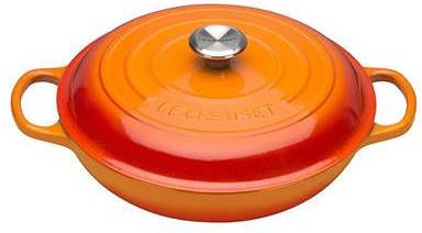 Le Creuset Gourmet Professionele Braad/Stoofpan Signature 3,2 liter Ø 30 cm | Oranje