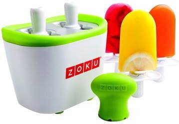 Zoku Quick Pop Duo ijsmaker Wit groen