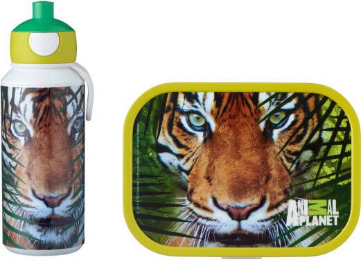 Mepal Lunchset Campus(pop up drinkfles en lunchbox) Animal Planet