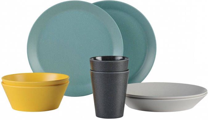 Mepal Serviesset Bloom 8 delig Pebble assorti