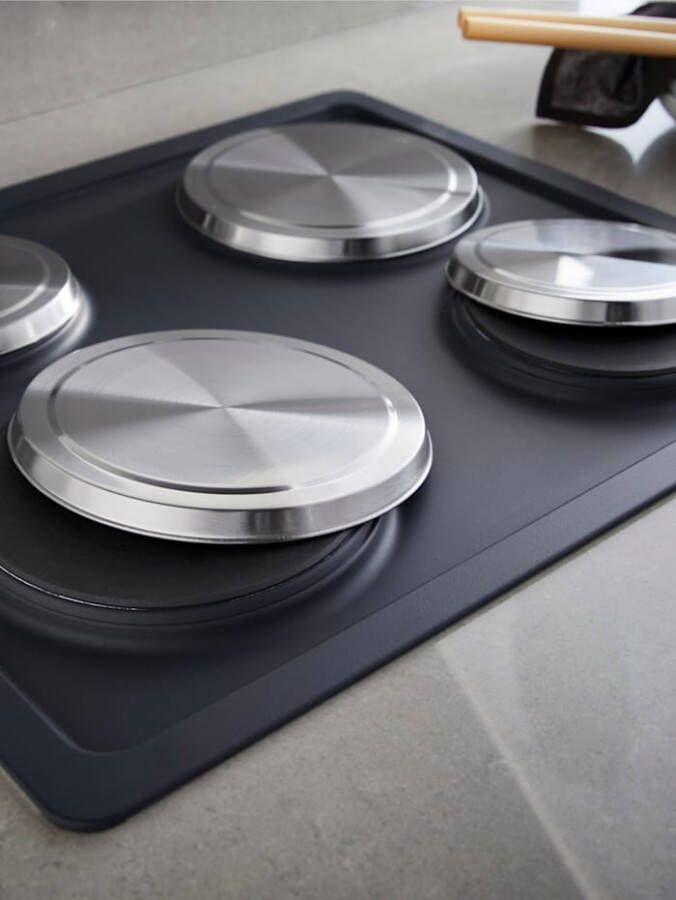 Wenko Afdekplaat Roestvrij staalkleur