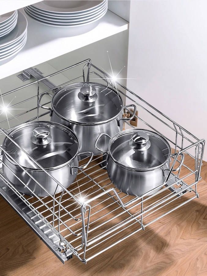 Wenko Kastlade Maxi Zilverkleur