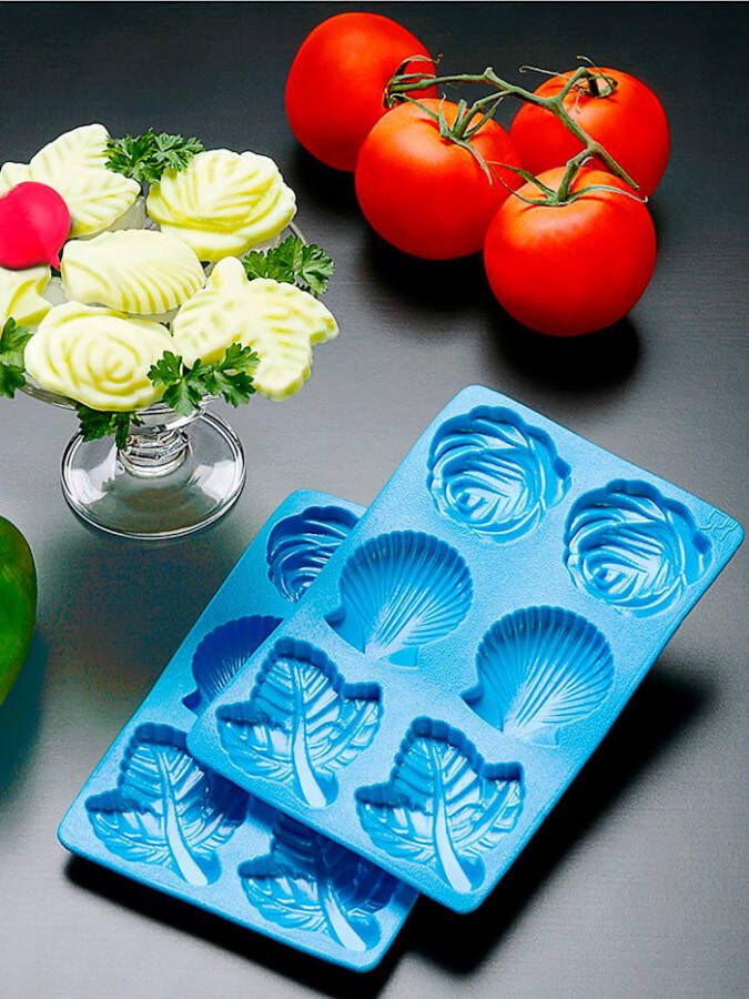 Wenko Set van 2 botervormen Lichtblauw