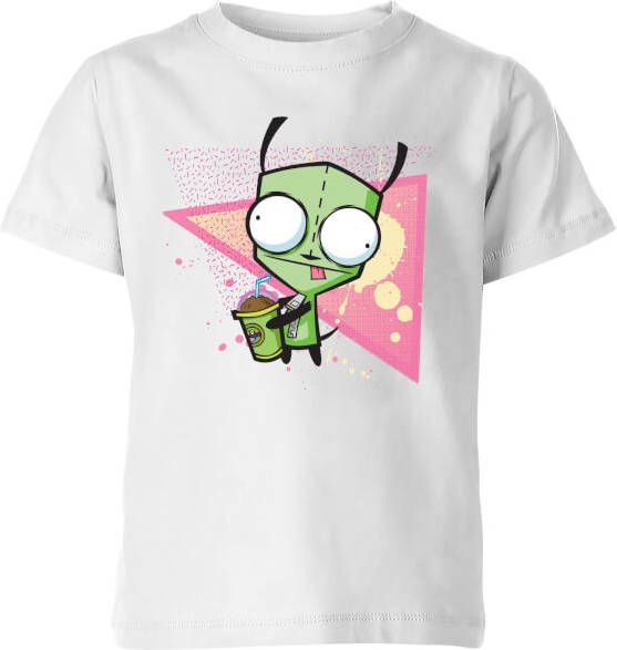 Nickelodeon Invader Zim Gir Kids' T Shirt Wit 146/152(11 12 jaar) Wit