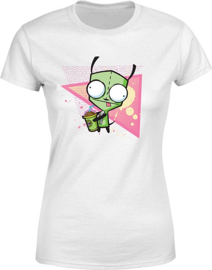 Nickelodeon Invader Zim Gir Women's T Shirt Wit 5XL Wit